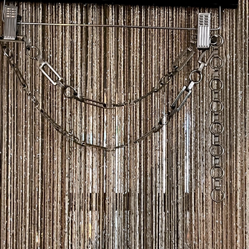 Vintage Silver Chain Link Belt